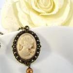 Cameo Necklace, Vintage St..